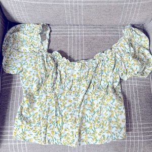 ASTR the Label brand lemon printed top from Nordstrom. NWOT.